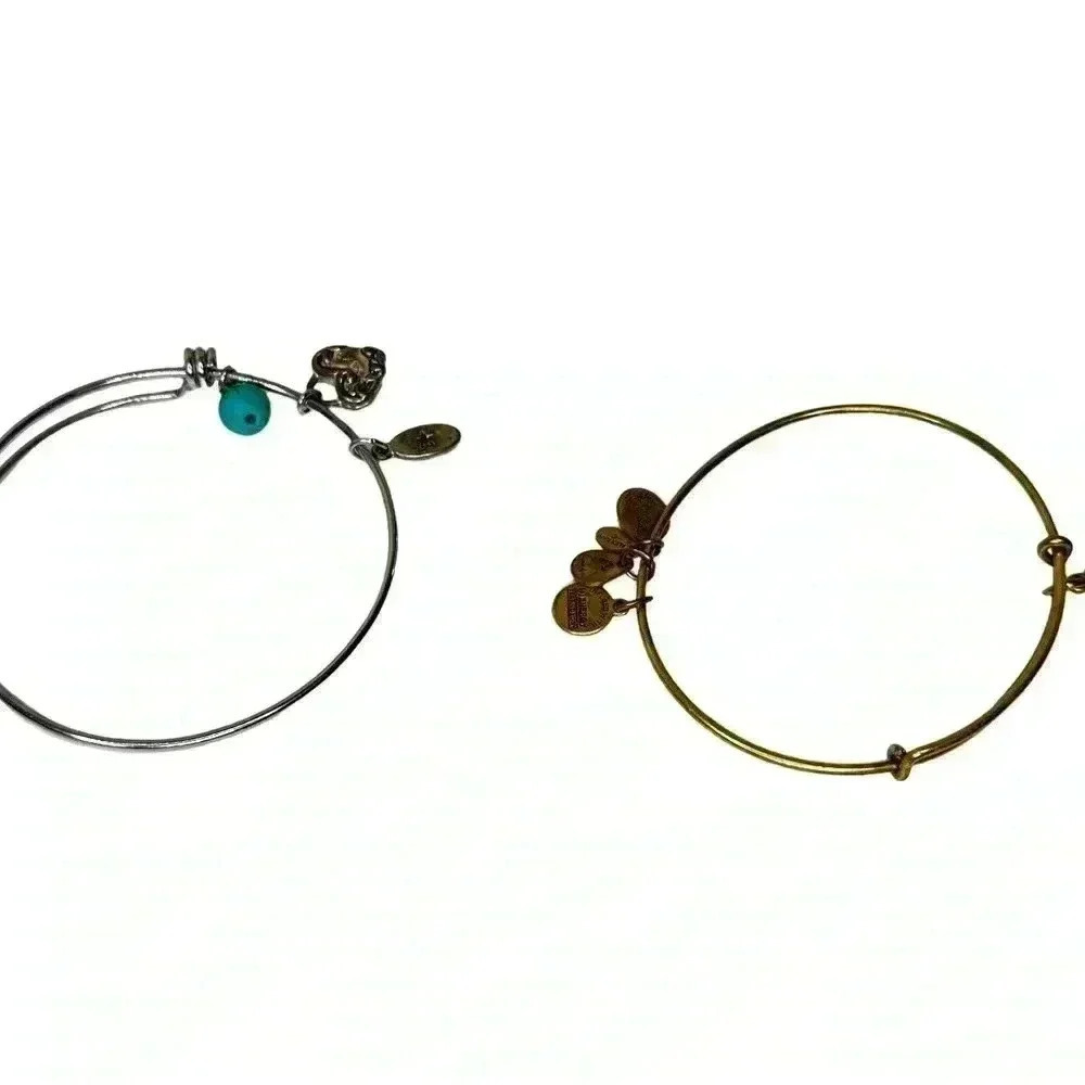 Alex and Ani Gold and silver charm bracelets women’s jewelry
